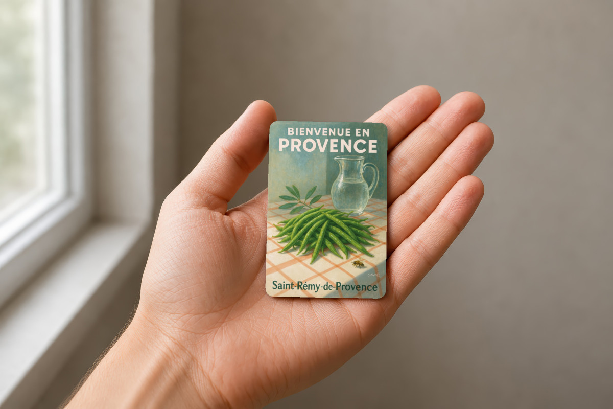 Mockup magnet 11 — Magnet Haricots de Provence – Simplicité Gourmande