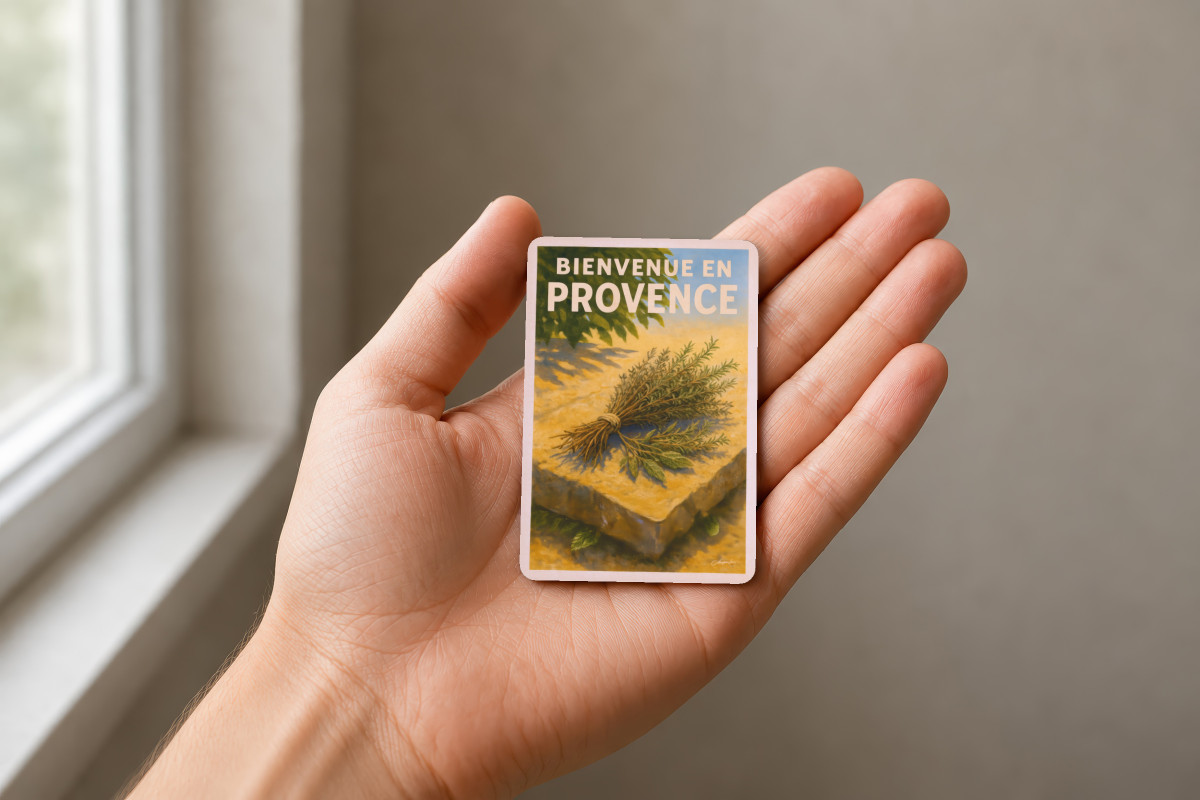 Mockup magnet 11 — Magnet Herbes de Provence – Fraîcheur du Matin