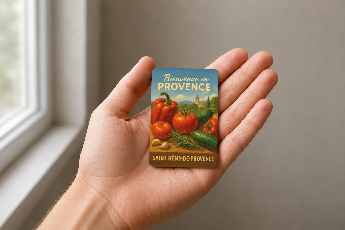 Mockup magnet 11 — Magnet Légumes de Provence – Saveurs du Terroir