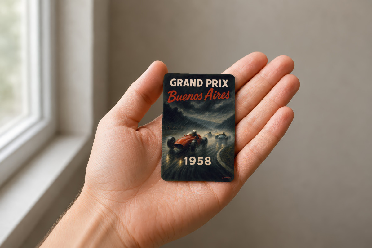 Mockup magnet 11 — Magnet Grand Prix Buenos Aires 1958