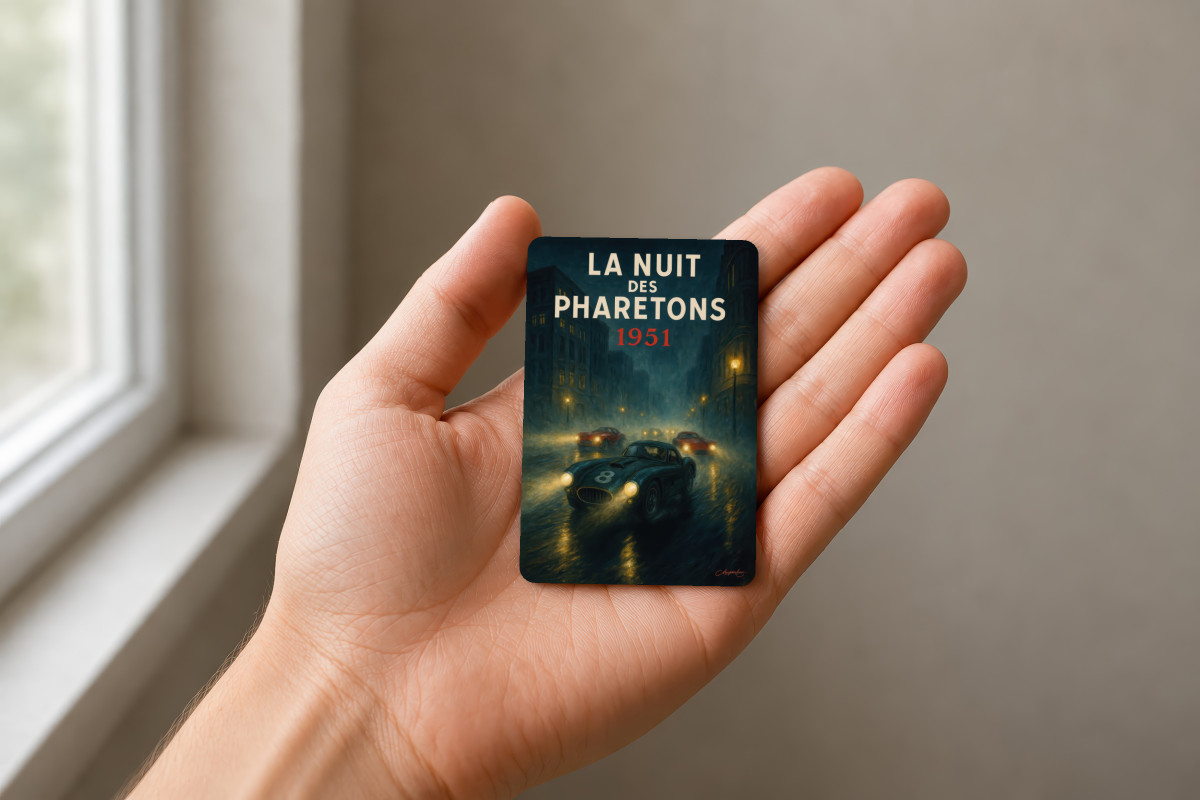 Mockup magnet 11 — Magnet La nuit des pharetons 1951