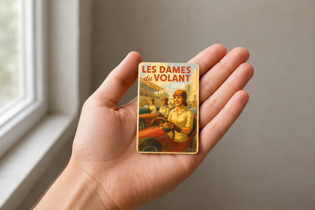 Mockup magnet 11 — Magnet Les dames du volant 1939