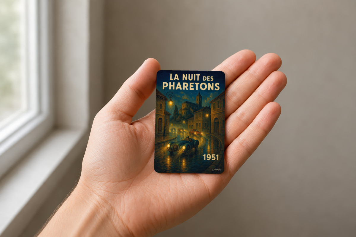 Mockup magnet 11 — Magnet La nuit des bolides 1951