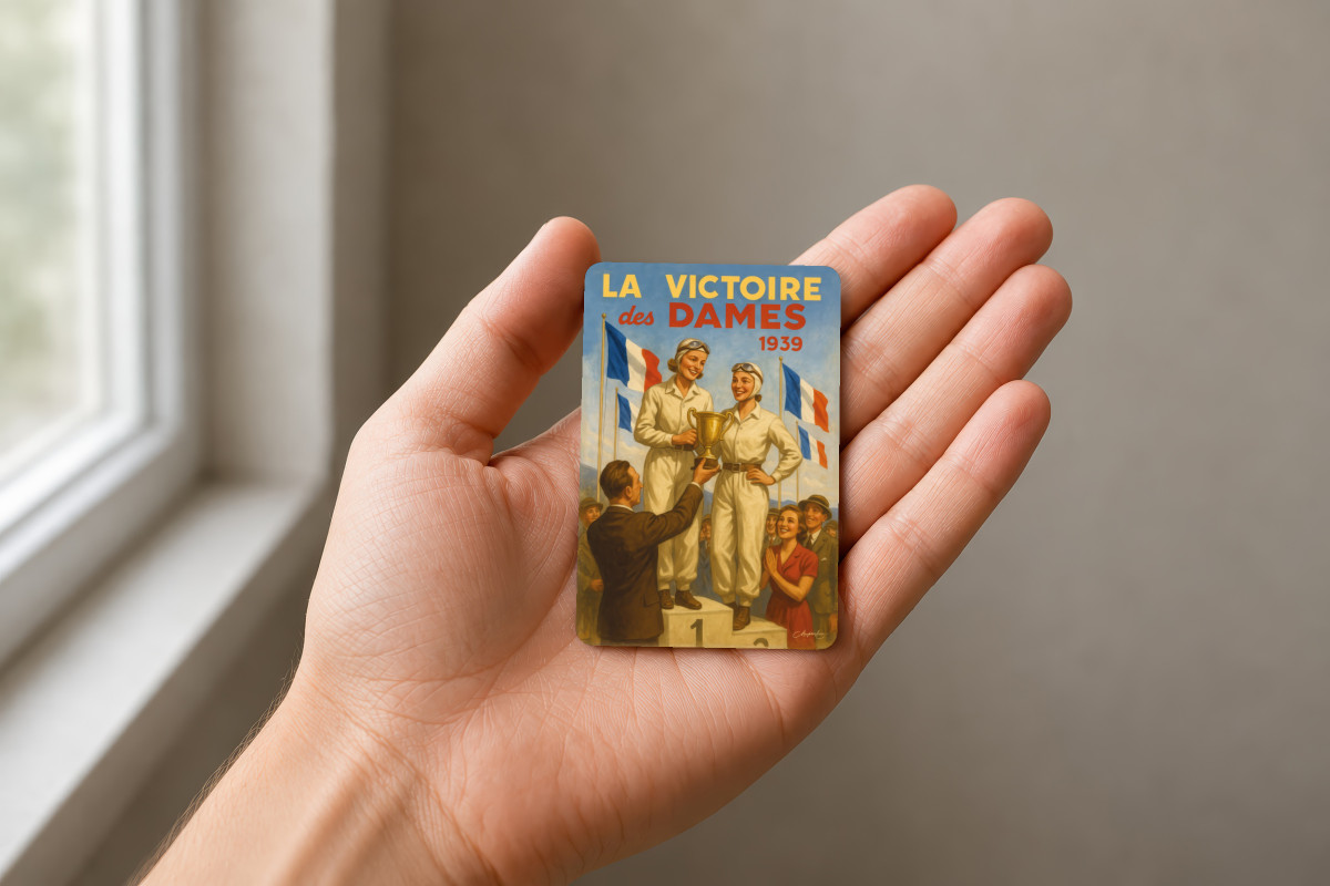 Mockup magnet 11 — Magnet Les Reines de la Piste – 1939