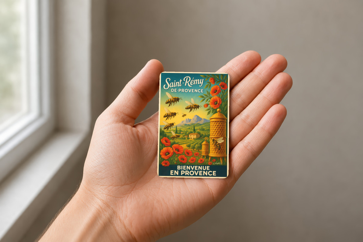 Mockup magnet 11 — Magnet Les Trésors du Rucher Provençal