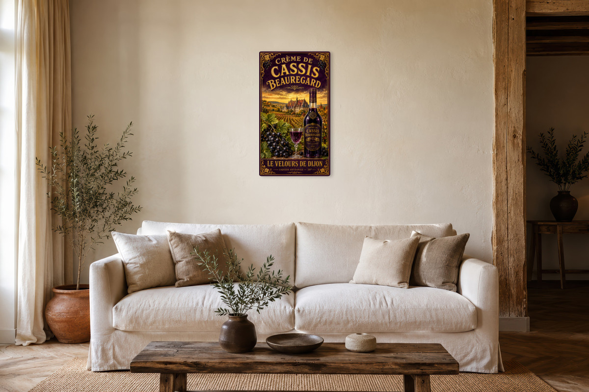 Collection Alcool 02 — Crème de Cassis Beauregard — Le Velours de Dijon