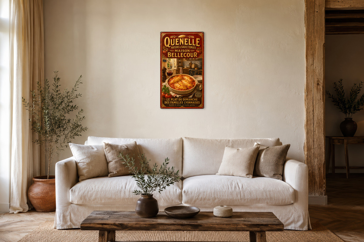 Collection Alcool 02 — Quenelle Nature & Sauce Tomate — Maison Bellecour