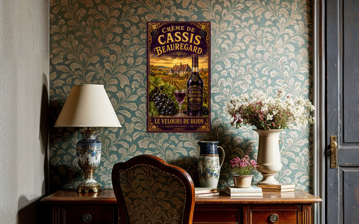 Collection Alcool 04 — Crème de Cassis Beauregard — Le Velours de Dijon