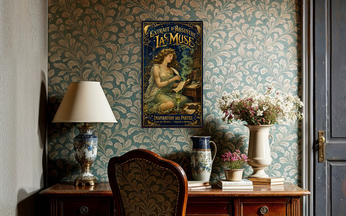 Collection Alcool 04 — Extrait d'Absinthe La Muse — Inspiration des Poètes