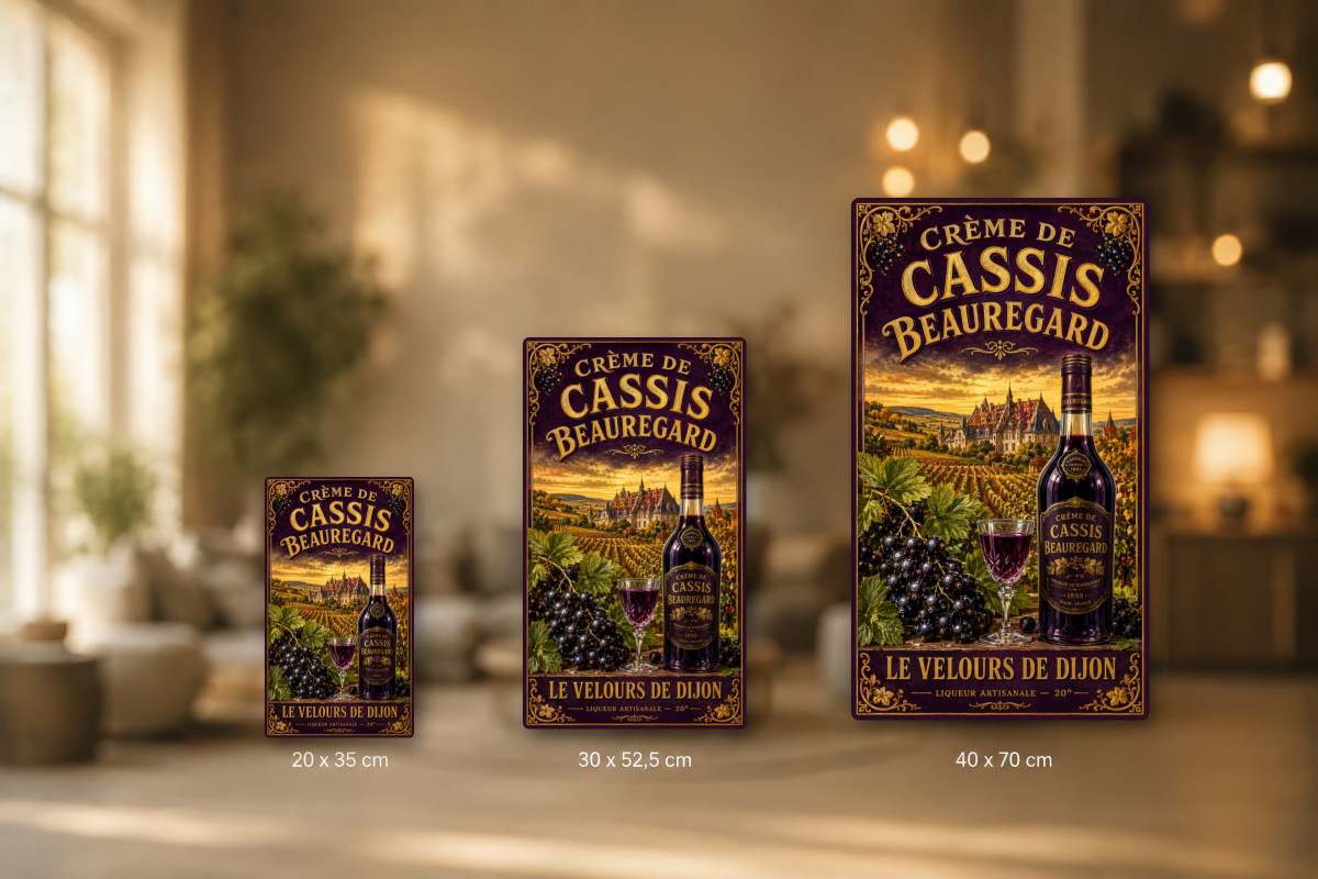 Collection Alcool 07 — Crème de Cassis Beauregard — Le Velours de Dijon