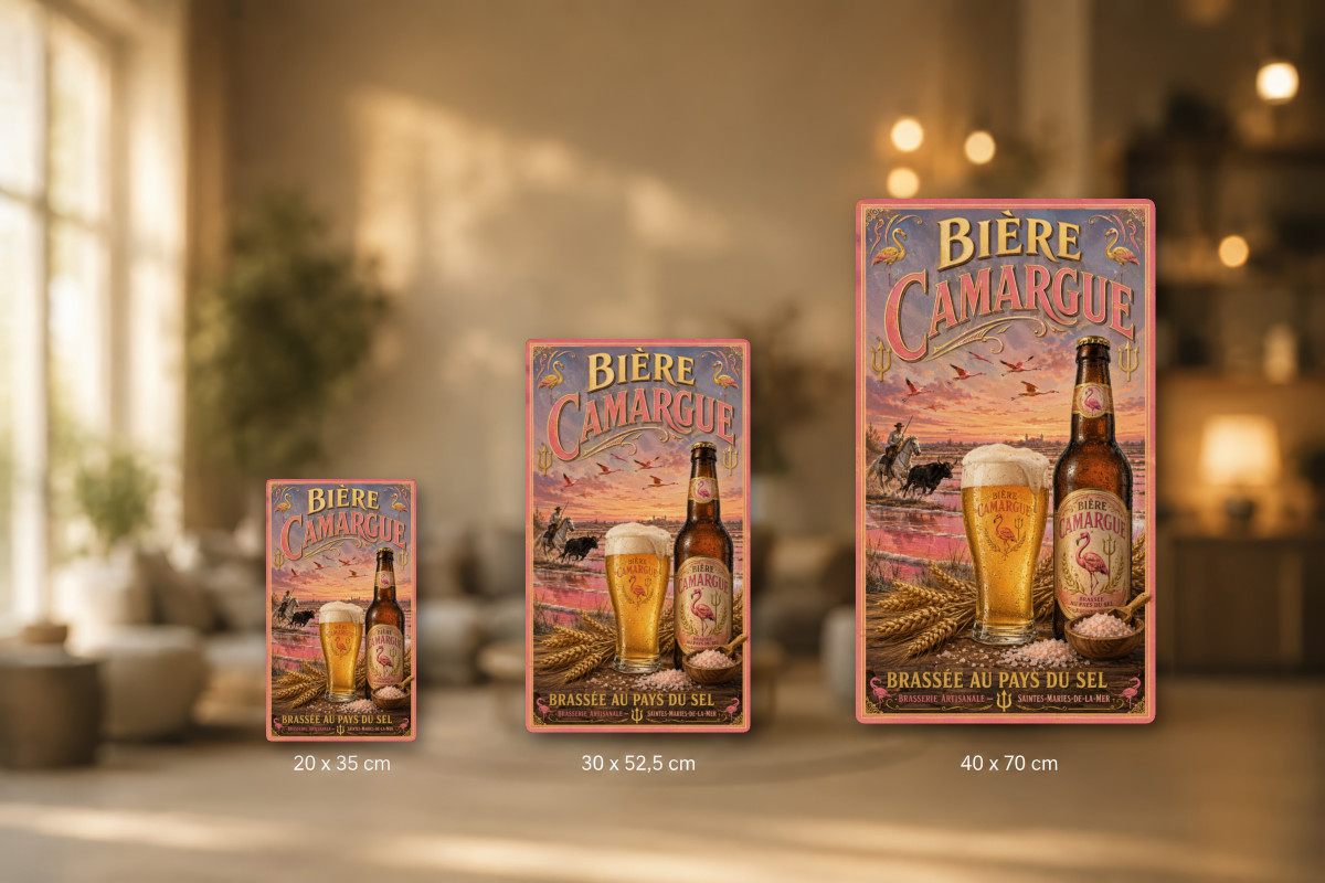 Collection Alcool 07 — Bière Camargue — Brassée au Pays du Sel
