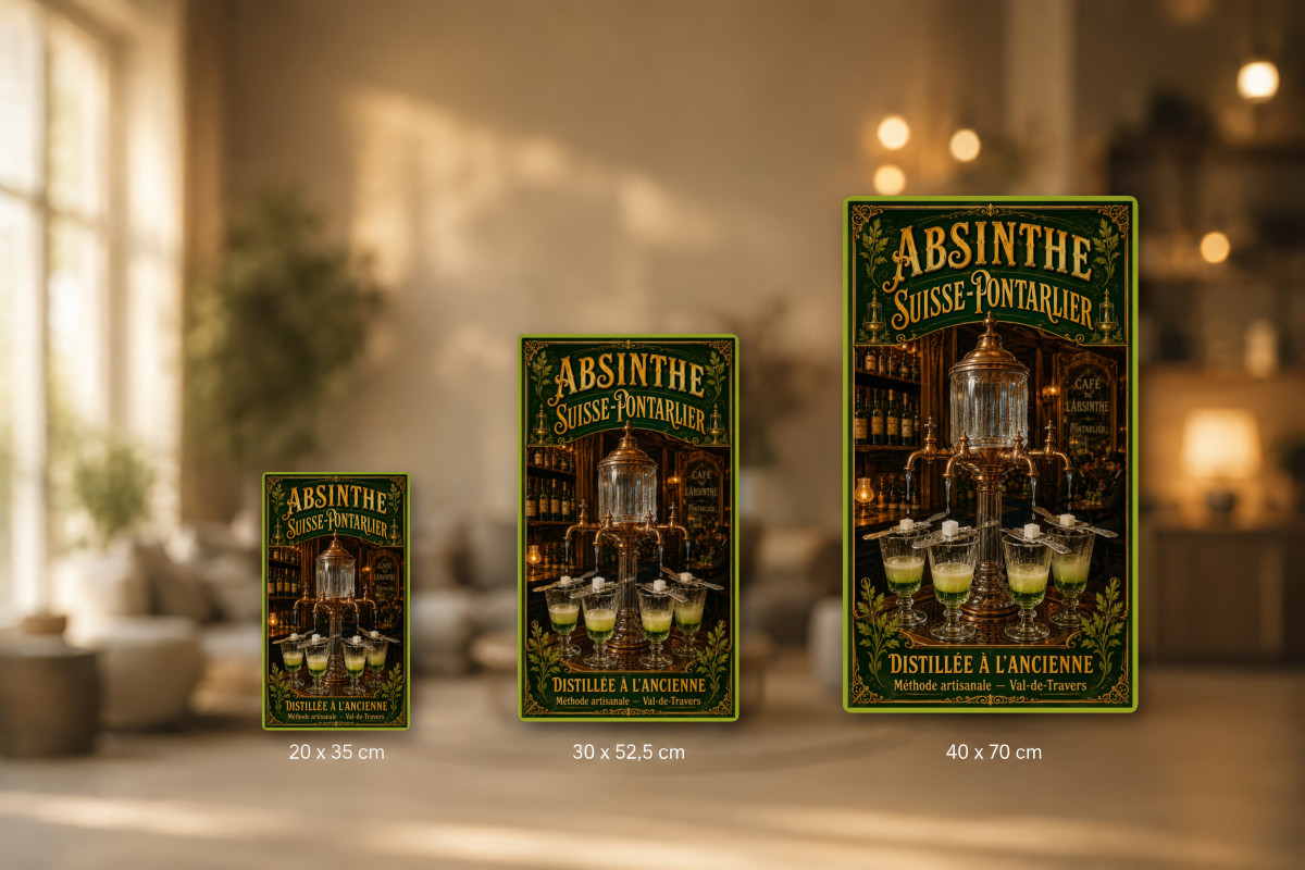 Collection Alcool 07 — Absinthe Suisse-Pontarlier — Distillée à l'Ancienne