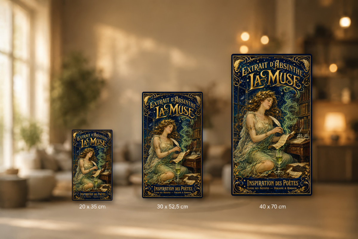 Collection Alcool 07 — Extrait d'Absinthe La Muse — Inspiration des Poètes