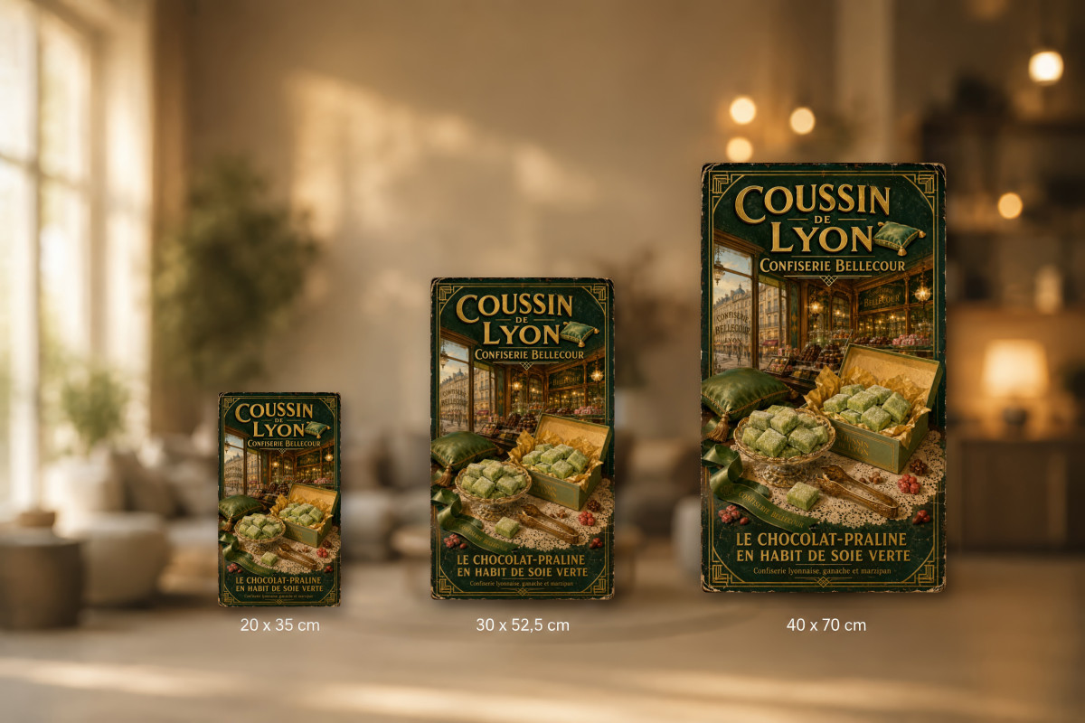 Collection Alcool 07 — Coussin de Lyon — Confiserie Bellecour