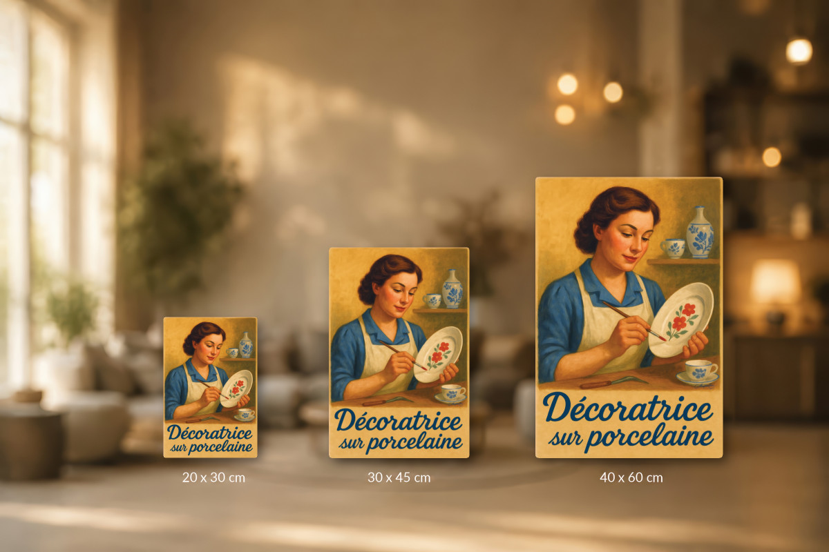 Collection 40x60 — Décoratrice sur porcelaine