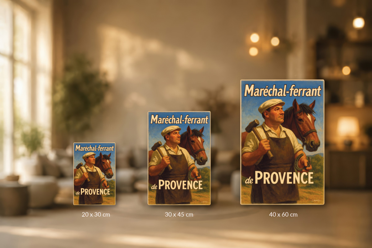 Collection 40x60 — Maréchal-ferrant de Provence