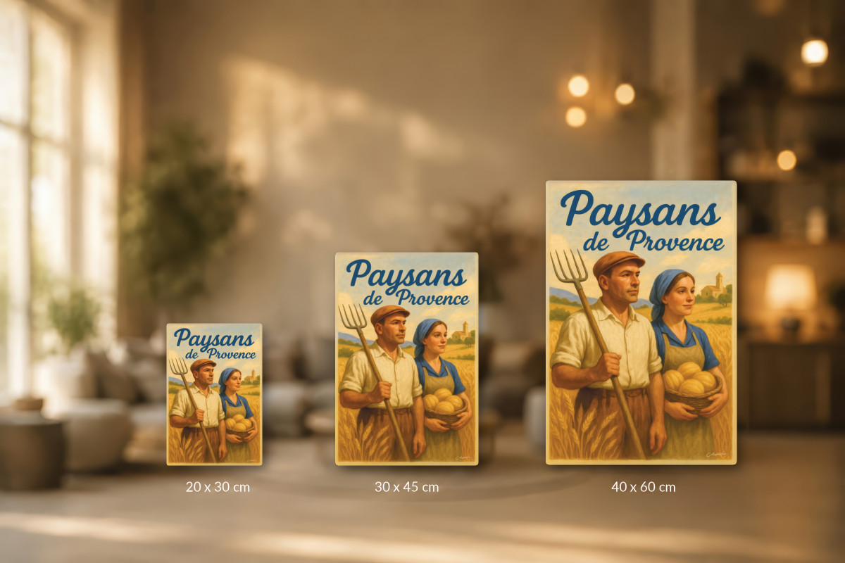 Collection 40x60 — Paysans de Provence