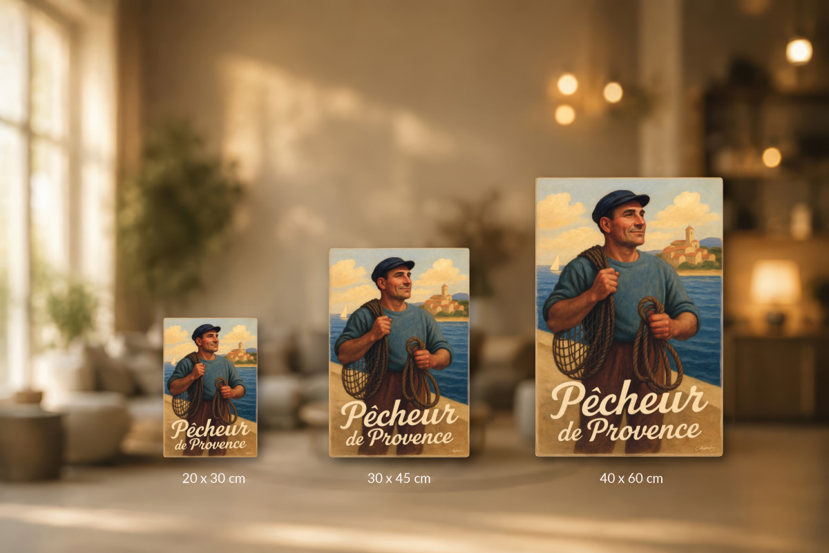 Collection 40x60 — Pêcheur de Provence