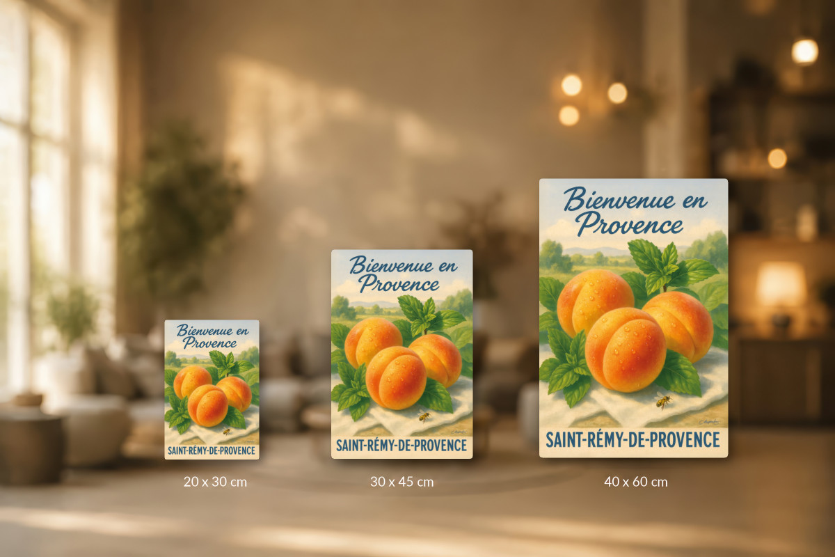 Collection 40x60 — Chaleur d’été – Abricot au parfum du Sud