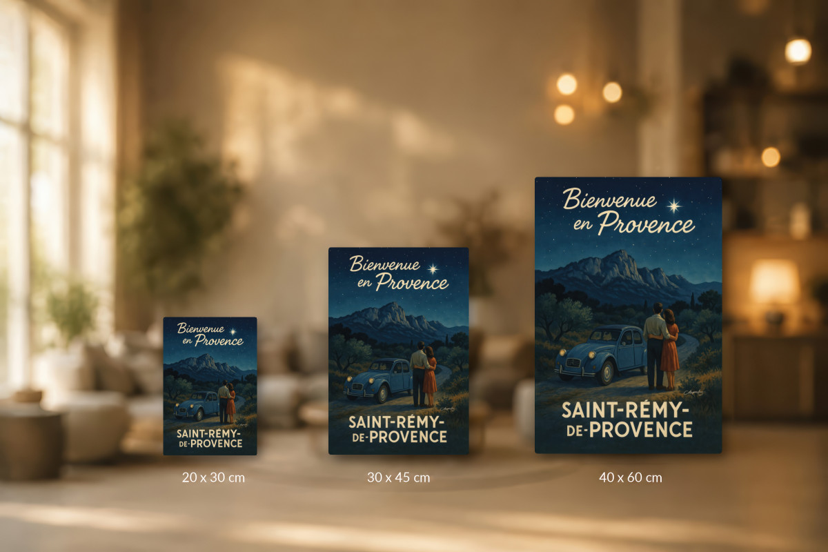 Collection 40x60 — Échappée belle – Saint-Rémy sous les étoiles
