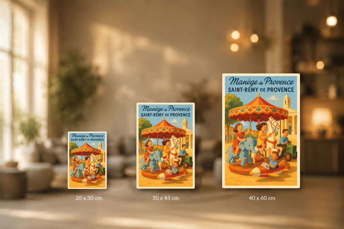 Collection 40x60 — Manège de Provence – Souvenirs d’enfance à Saint-Rémy