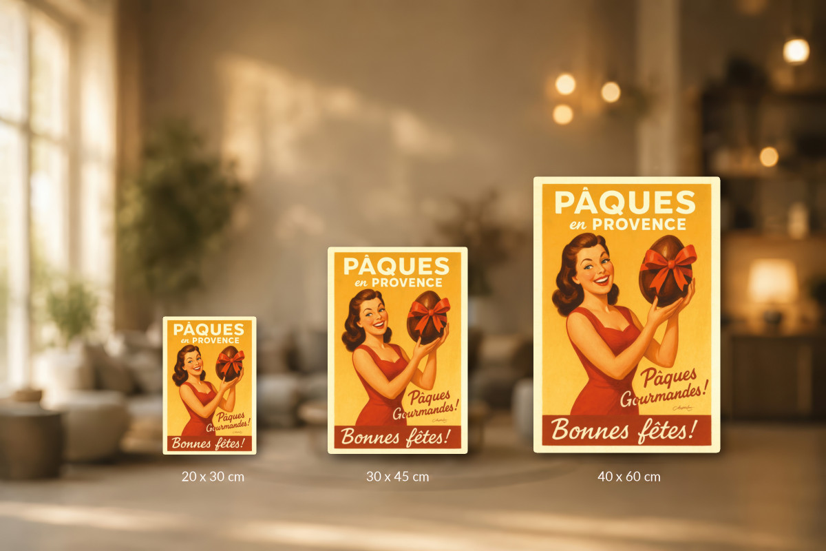 Collection 40x60 — Le goût de Pâques – Chocolat et sourires en Provence