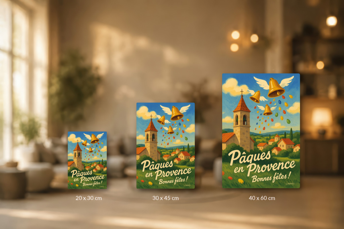 Collection 40x60 — Cloches de Pâques – Un printemps en Provence
