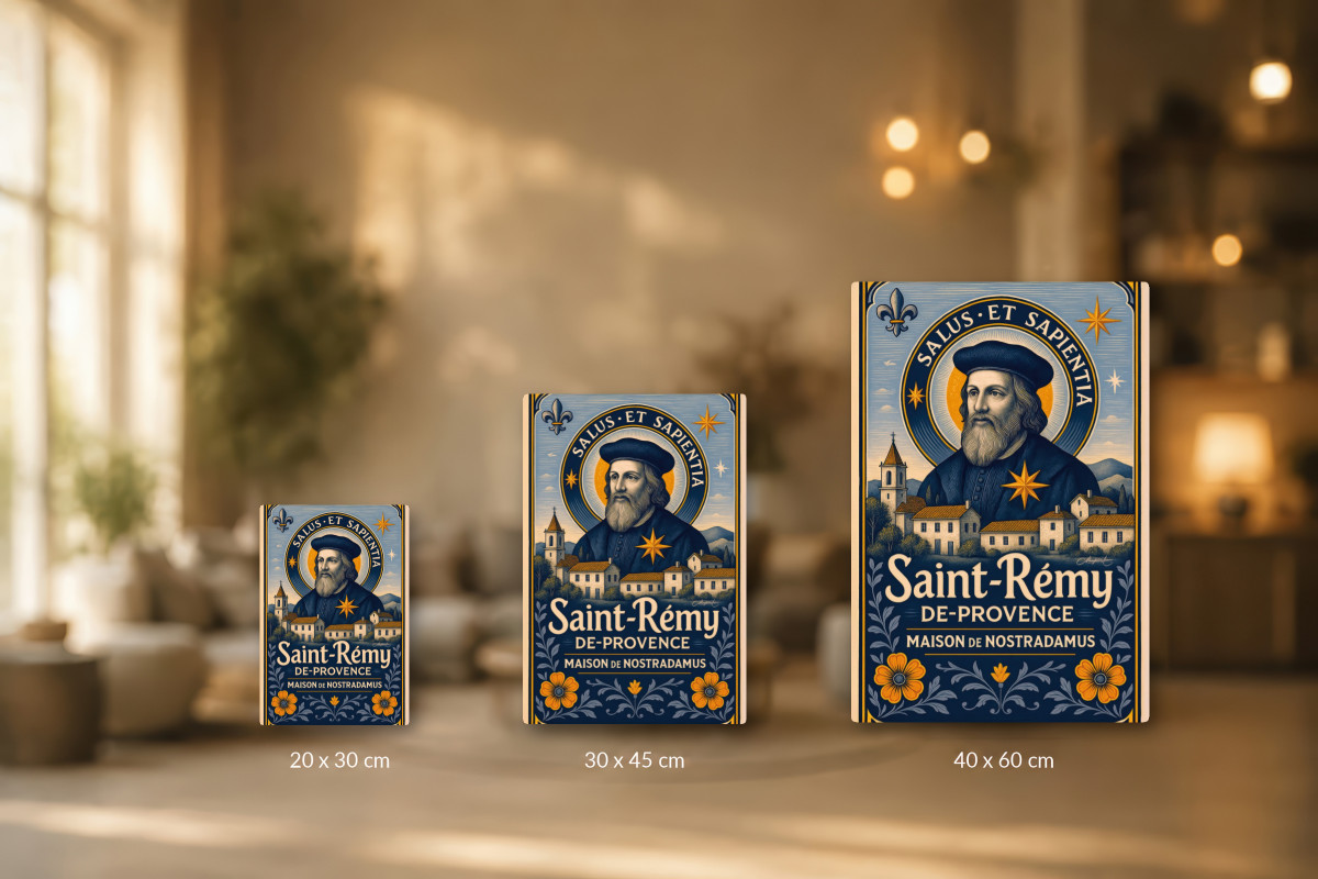 Collection 40x60 — Nostradamus Salus et Sapientia (Santé et Sagesse)