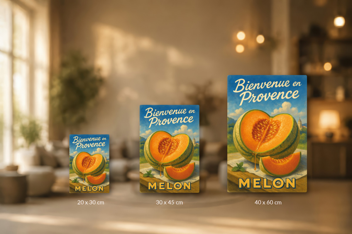 Collection 40x60 — Melon de Provence – Le Goût du Soleil