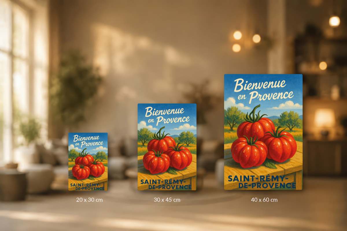 Collection 40x60 — Tomates de Provence – Rouge et Saveur