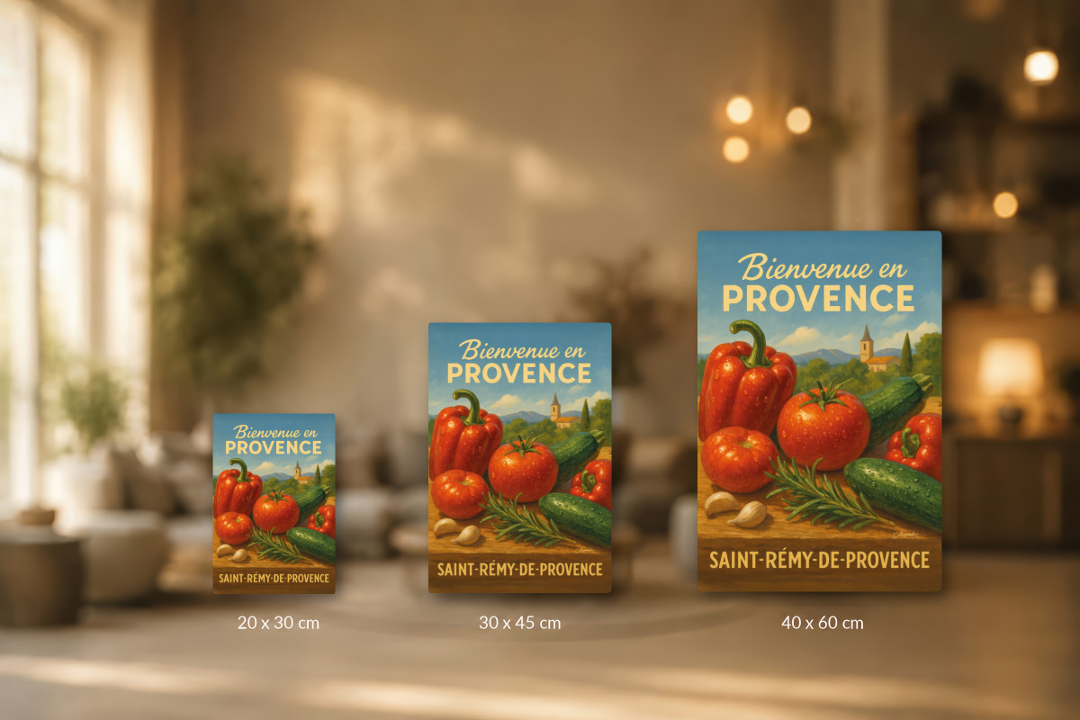 Collection 40x60 — Légumes de Provence – Saveurs du Terroir