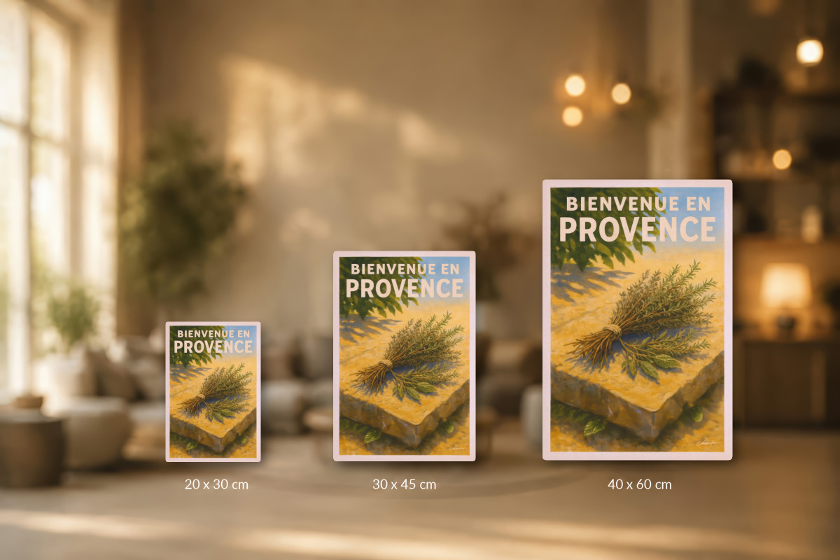 Collection 40x60 — Herbes de Provence – Fraîcheur du Matin
