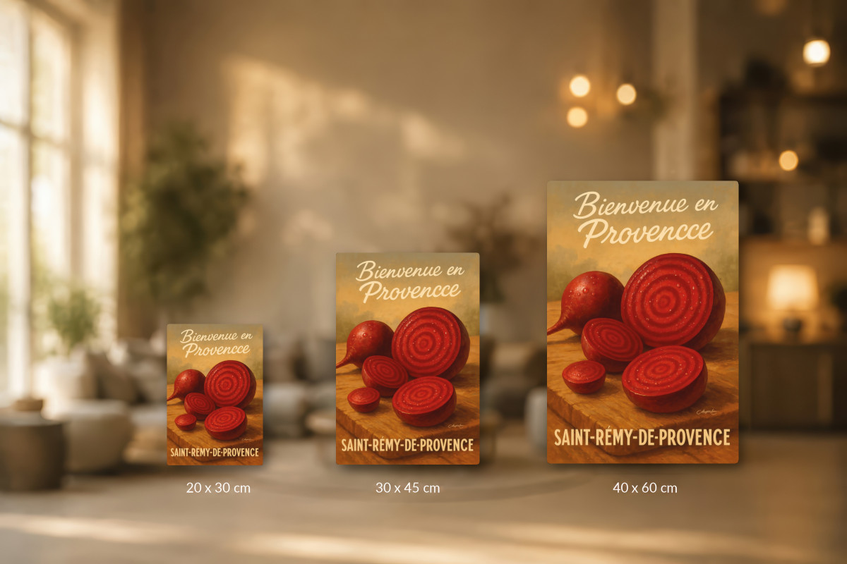Collection 40x60 — Betteraves de Provence – Cœur de Terre