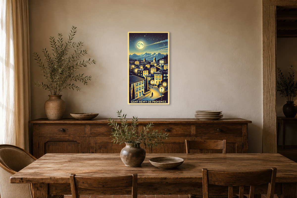 V01-01 — Saint-Rémy-de-Provence : Clair de Lune sur la Vieille Ville