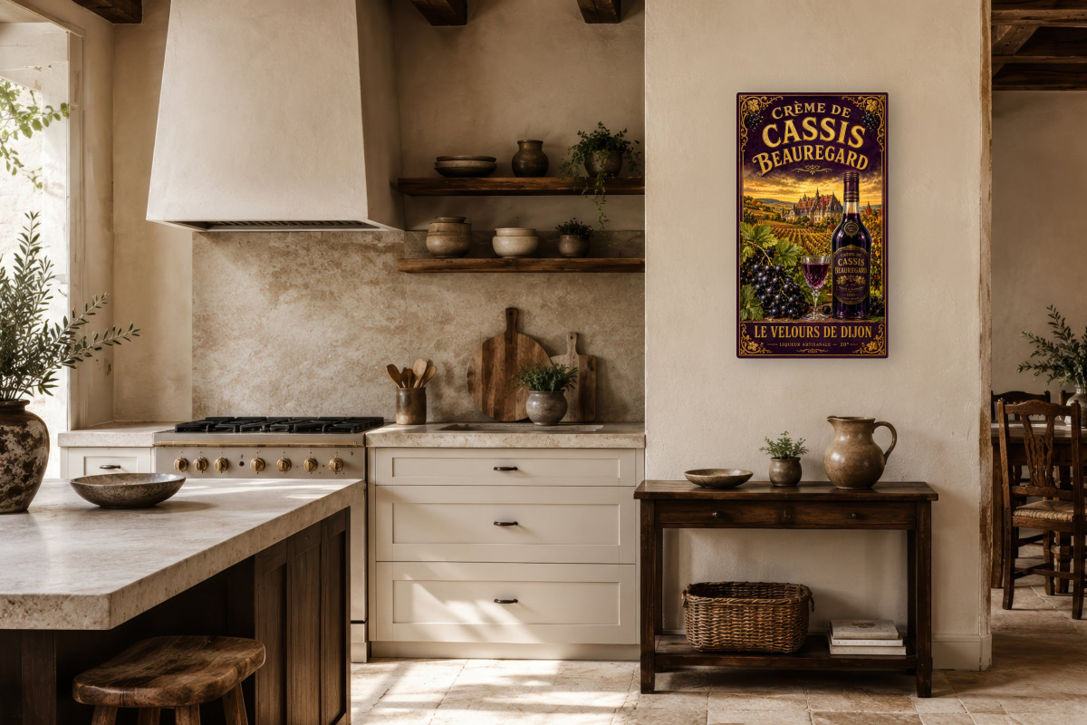 V01-02 — Crème de Cassis Beauregard — Le Velours de Dijon