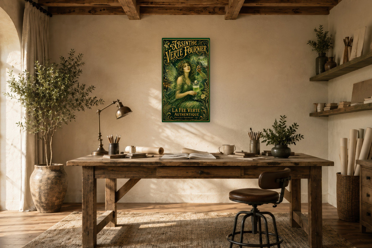 V01-10 — Absinthe Verte Fournier — La Fée Verte Authentique