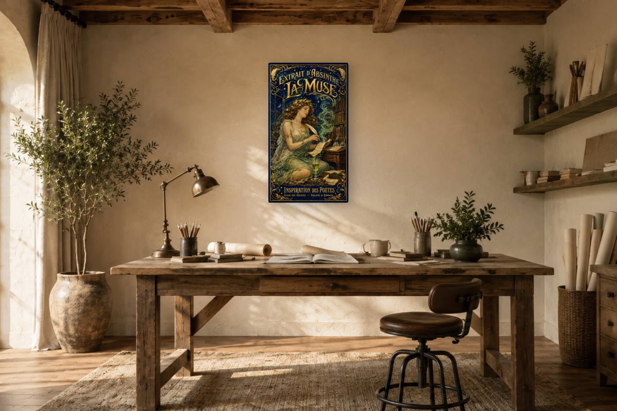 V01-10 — Extrait d’Absinthe La Muse — Inspiration des Poètes