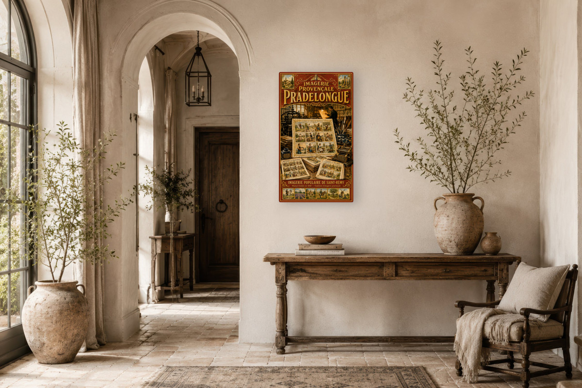 V01-15, Affiche vintage imagerie ancienne - Imagerie Provençale Pradelongue