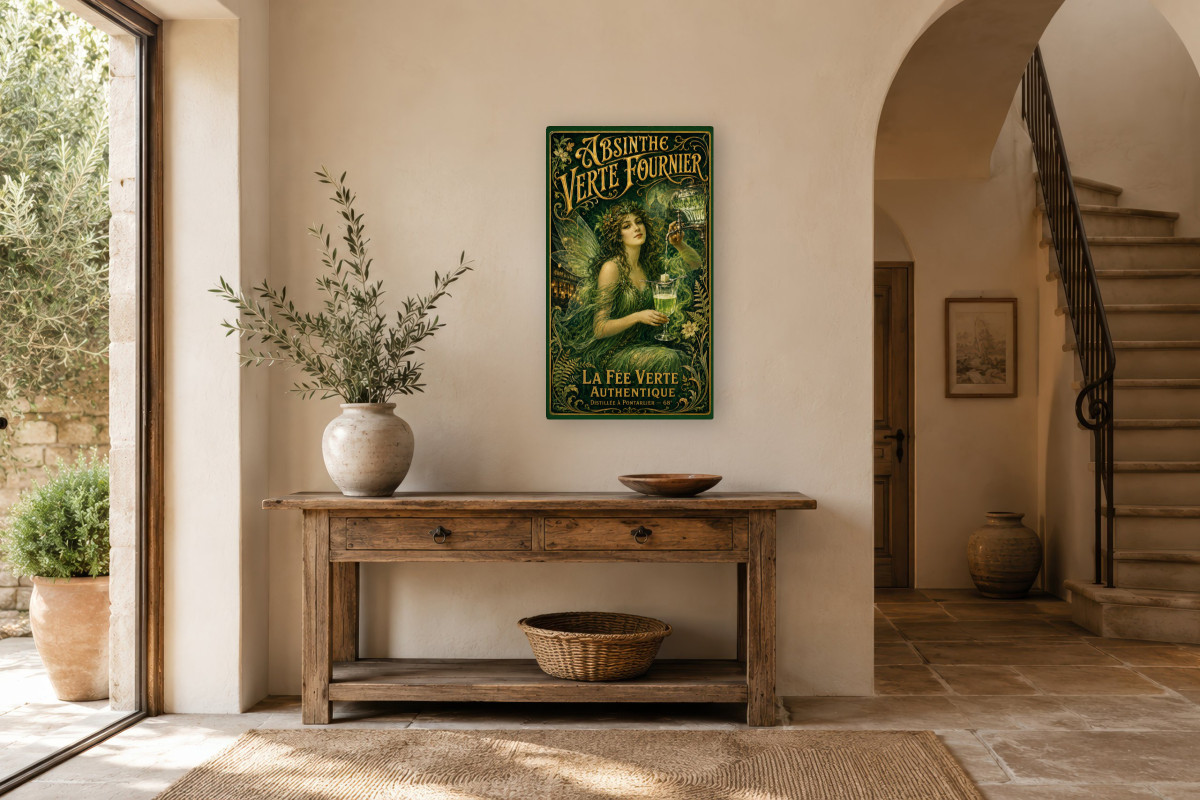 V01-20 — Absinthe Verte Fournier — La Fée Verte Authentique