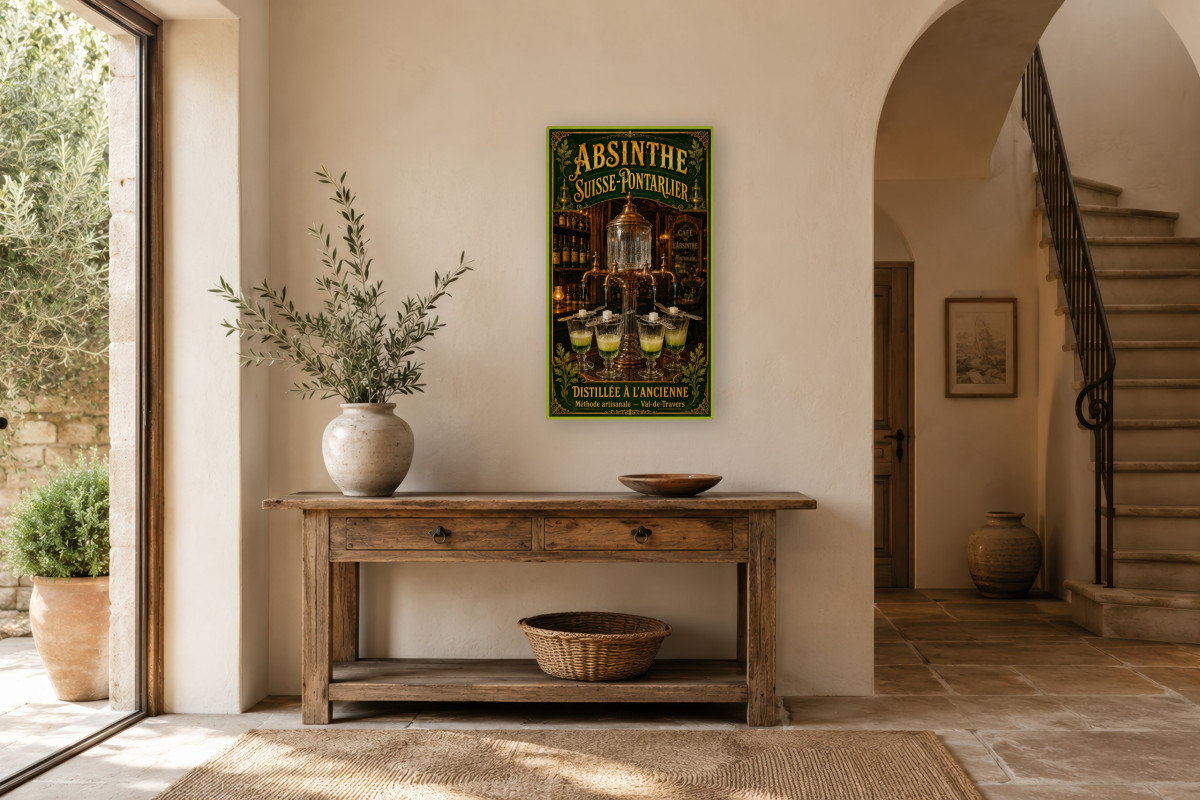 V01-20 — Absinthe Suisse-Pontarlier — Distillée à l’Ancienne