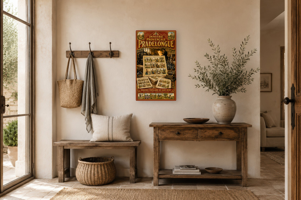 V01-21, Affiche vintage imagerie ancienne - Imagerie Provençale Pradelongue