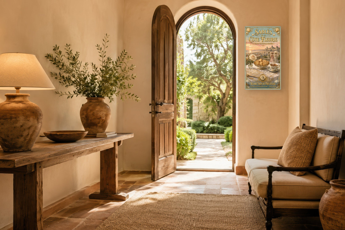 V01-29 — Sablés de la Côte Fleurie — Maison Hauteville-sur-Mer