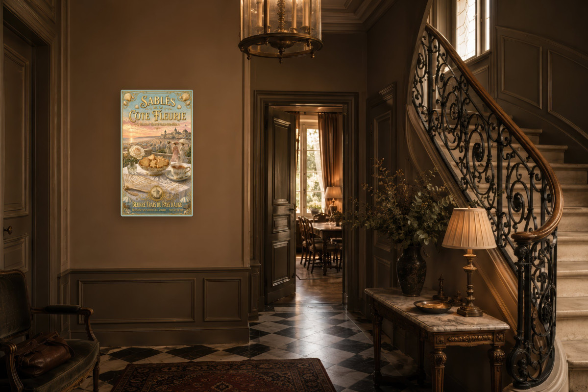 V02-11 — Sablés de la Côte Fleurie — Maison Hauteville-sur-Mer