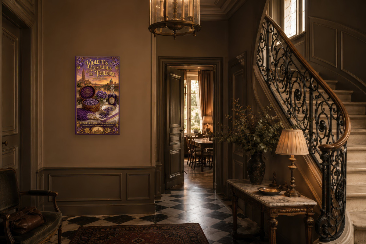 V02-11 — Violettes Cristallisées de Toulouse — Maison Garonnac