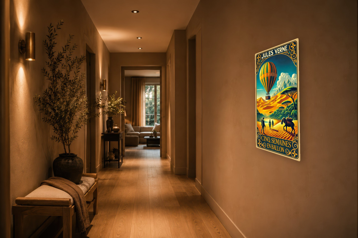V02-12 — Aventure Éternelle - Cinq Semaines en Ballon par Jules Verne