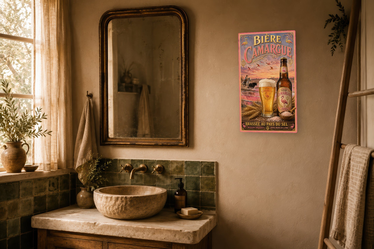 V02-18 — Bière Camargue — Brassée au Pays du Sel