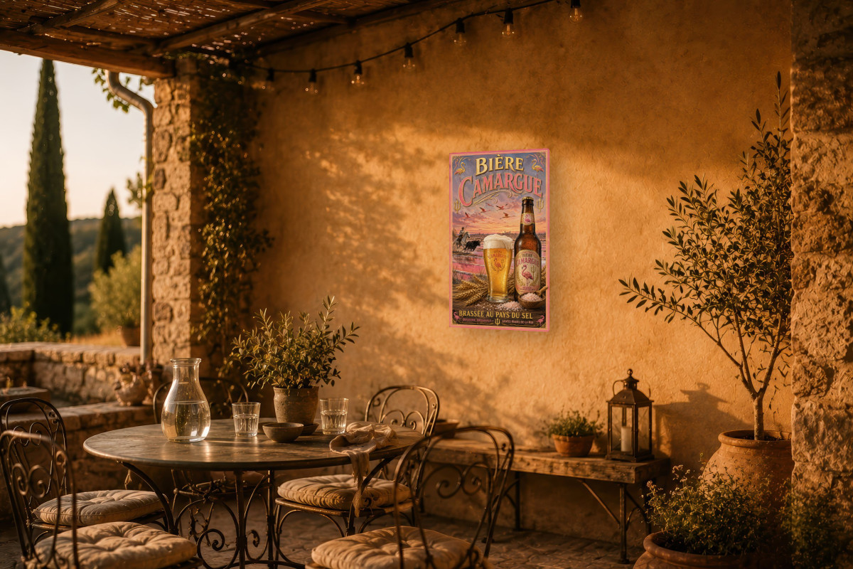 V02-24 — Bière Camargue — Brassée au Pays du Sel