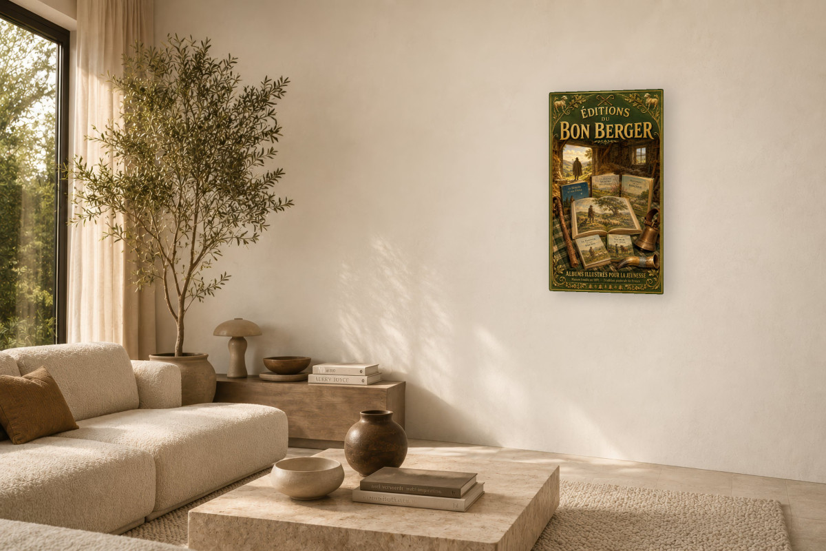 V03-02, Affiche vintage imagerie ancienne - Éditions du Bon Berger