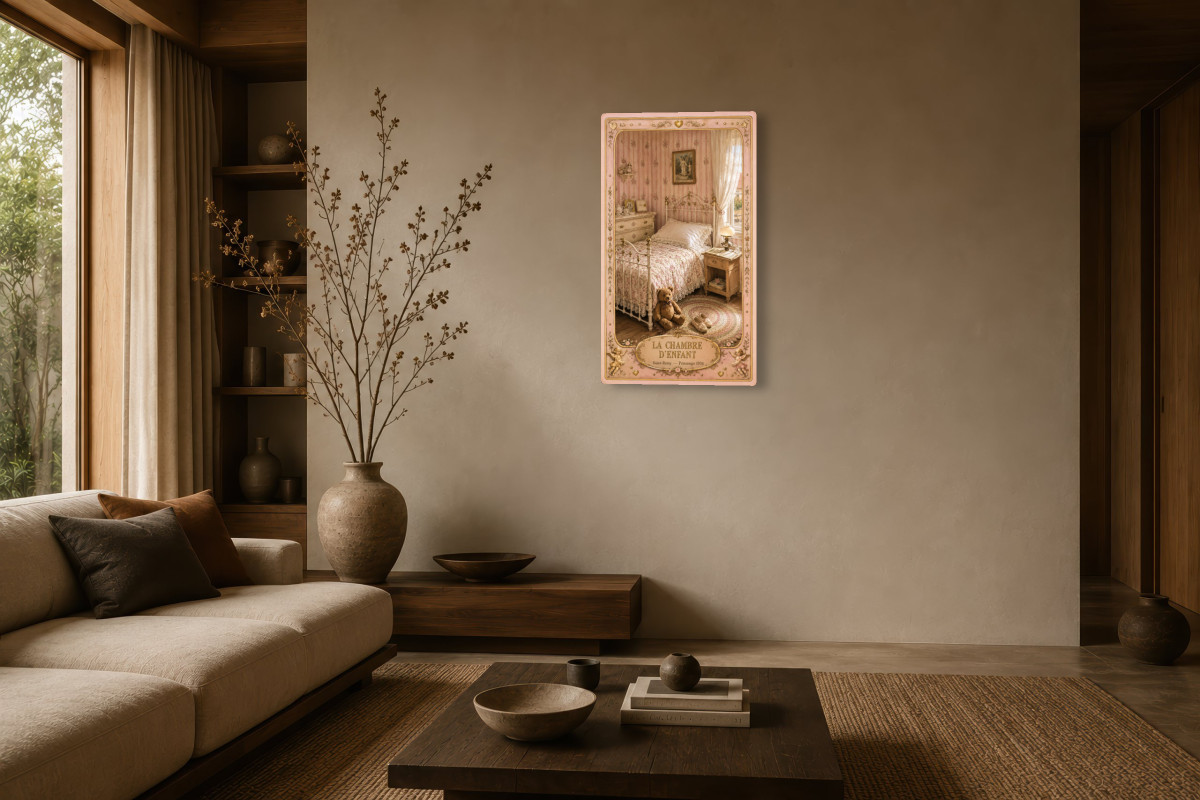 V03-05, Affiche vintage enfance - La Chambre d’Enfant