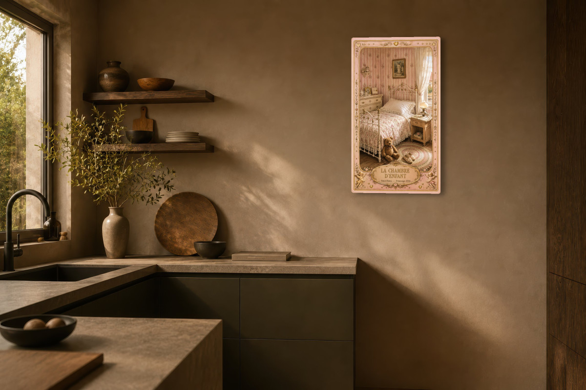 V03-07, Affiche vintage enfance - La Chambre d’Enfant